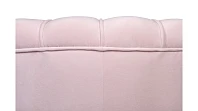 заказать Низкое кресло ракушка Pearl розовый V2 на черных ножках