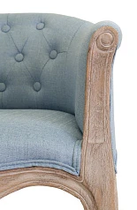 стильное Низкое кресло ретро Kandy Light Blue