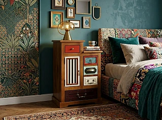 заказать Прикроватная тумба "Гуашь (Gouache)" арт M20010ETG/1, разноцветная
