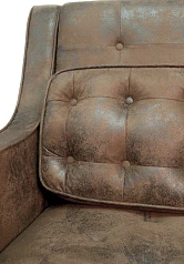 Прямой двухместный диван Hublon серый в интернет-магазине