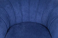 заказать стильное Низкое кресло ракушка Pearl синий