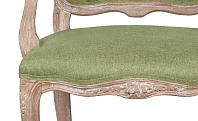 Мягкий стул с подлокотниками Mones Green V2
