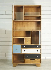 Стеллаж "Акварель (Aquarelle)" арт RE-17ETG/4