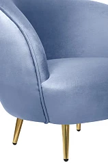 стильное Мягкое кресло для гостиниц Small Benee Sky