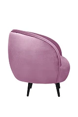 Мягкое кресло Small Benee Pink на черных ножках в интернет-магазине