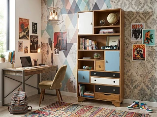 Стеллаж "Акварель (Aquarelle)" арт RE-17ETG/4