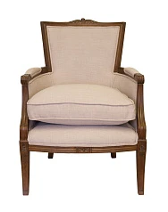 красивое Мягкое полукресло с подлокотниками Tous Beige