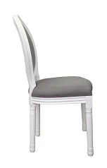 красивый Дизайнерский обеденный стул Volker Grey and White