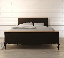 купить стильные Кровать "Leontina Black" 160x200 арт ST9341/16BLK