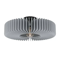 купить красивые 900832 Потолочный светильник PALOMBAIA, 1X40W (E27), H175, ?500, сталь, черный / дерево, серый в интернет-магазине