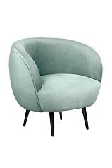 купить красивое Мягкое кресло Benee Green на черных ножках