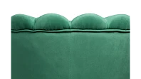 заказать Низкое кресло ракушка Pearl Green V2 на черных ножках