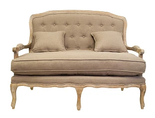 Дизайнерский двухместный диван Yareli Brown в интерьере