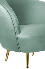 красивое Мягкое кресло для гостиниц Small Benee Green в интернет-магазине