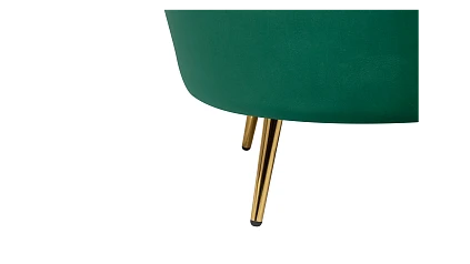 Кресло с пуфом ракушка Pearl Green V2
