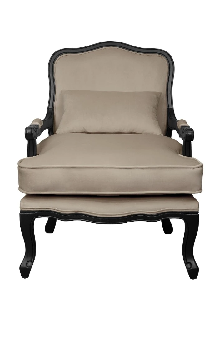 Мягкое кресло ретро Nitro Taupe в интерьере