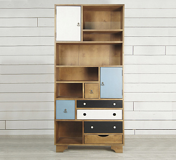 Стеллаж "Aquarelle Birch" арт RE-17ETG/4