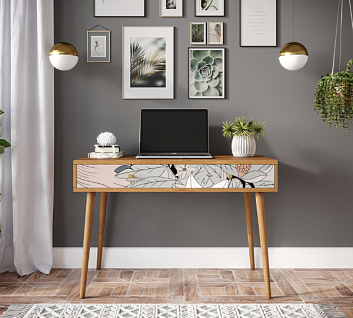 Стол рабочий "Berber" малый принт 50 арт BB32/Print_50